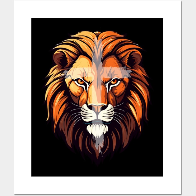 Jesus Lion of Judah Jesus Cross Faith Christian Wall Art by AE Desings Digital